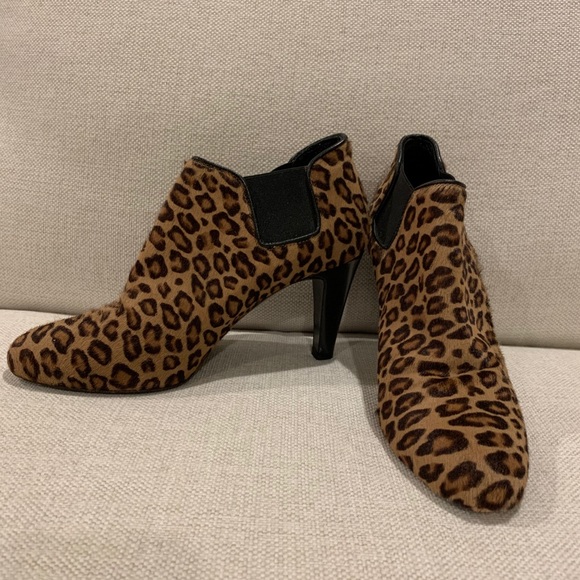 L’Autre Chose Leopard Haircalf Booties! - Picture 1 of 5